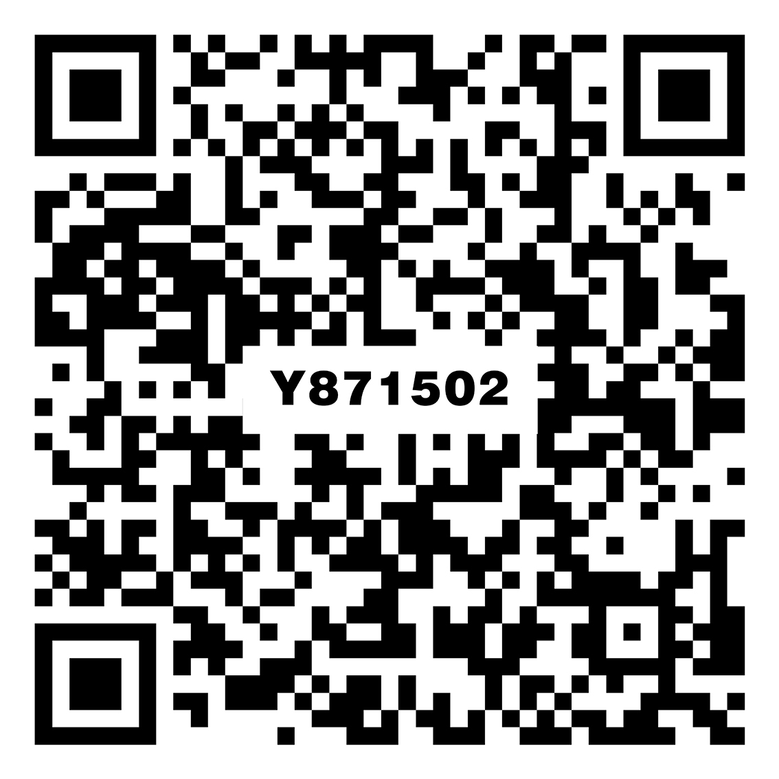 Y871502奶黃vr二維碼